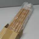 LazBlinds 100% Blackout No Drill Bamboo Roman Shades, Cordless Bamboo Blinds for Indoor Windows, Room Darkening Shades for Home & Patio, Thermal Insulated, Brown206, 33" W x 48" H