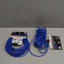GE - Pro Streaming Internet Cable - Cat 6 Networking - 25ft - Blue (2 Pack)