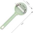 2 Pcs Peeling Knife with Storage Box  2025 New Vegetable Peeler with Container, Multi-Function Fruit & Veggie Peeling Knife with Catcher for Kids & Adults, Safe Kitchen Peeler Set