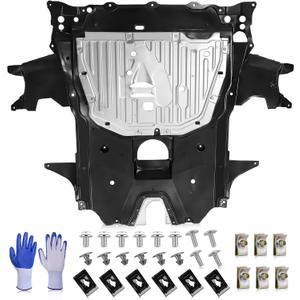 74110-TBA-A00 Lower Engine Splash Guard Under Car Shield Cover Board for Honda Civic 2016 2017 2018 2019 2020 2021, 74110TBAA00 Underbody Shield | with 90674-TY2-A01 Pins and 90105-TBA-A00 Bolts