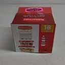 Rubbermaid Easy Find Lids Set of 8 Storage Containers BPA Free 2066483 Red