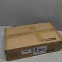 Narrow Side Table for Small Spaces, Skinny End Table with Charging Station, Sofa Beside Table with 2 Fabric Drawers and 1 Open Compartment, Slim Nightstand with USB Ports Outlet, White and Nature Wood