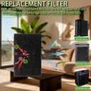 8 Pack Replacement Filter Compatible with Honeywell HPA100 Series Air Purifier,Activated Carbon Pre-Filters Replacement for Honeywell HPA100,104,105,090,094
