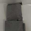 Deblue Indoor Grey Dog Crate Cover, Privacy Polyester Pet Kennel Covers Universal Fits for 1 2 Doors Wire Cage (Grey)