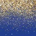7x5ft Royal Blue Glitter Backdrop Birthday Gold Spots Bokeh Wedding Prom Graduation Photography Background X-77