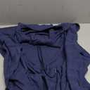 Eytino Plus Size Sweatshirts for Women Long Sleeve V Neck Drawstring Pullover Hoodies Tops(5X) (Dark Blue)