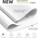 ChrisDowa Cordless Free-Stop 100% Blackout Blinds for Windows, Roller Windows Shades with Thermal Insulated, UV Protection Fabric for Living Room, Office and Home. Easy to Install.White,20" W X 72" H