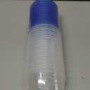 10 Pack 17oz Reusable Freezer Storage Containers with Twist Top Lids Airtight, Clear Plastic Food Storage Meal Prep Containers for Leftover Lunch Fruit Salad Oats, Small Soup Container Microwave Safe