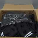 PACEARTH Weighted Vest 12lb Weight Vest With Reflective Stripe, Body Weight Vests for Women, Men, Weight Loss Workout, Strength Training, Running, Walking, Jogging (Black)