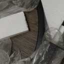 NSdirect Round Coffee Table, 27.5" Small Coffee Table for Living Room,2-Tier Rustic Wood Desktop with Storage Shelf Modern Design Home Furniture(Light Walnut) (27.6 in)