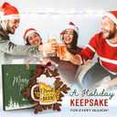 7 x Beer Christmas Ornament 2025 - Funny Beer Mug Drink Ornaments for Coworkers, Friends, Drinking Gifts for Beers Lover Men, Women, Beverage White Elephant Gift Ideas