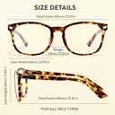 Blue Light Glasses for Woman Men | 99% Blue Light Blocking Glasses | Computer Glassess | Gaming | TV Phone Screen Reader Square Frame | Anti Eyestrain & UV Glare,1 Pack