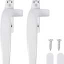 DOITOOL Window Handles Set Aluminum Alloy Modern Pull Handles for Sliding Glass Windows Corrosion Resistant Window Pulls with Stable Installation 5.51 X 1.69 X 1.57 Inches