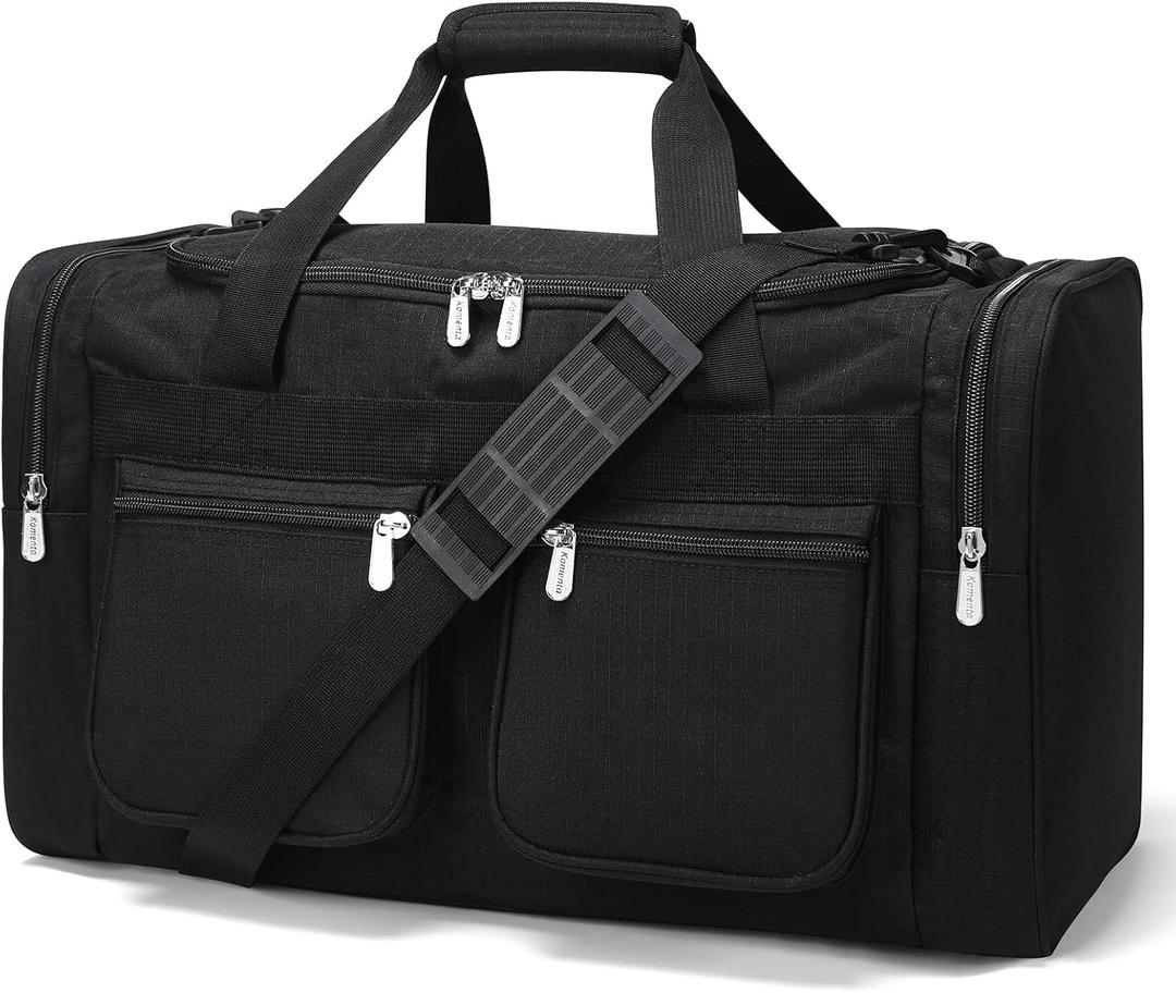 Duffle Bag for Weekender Travel - 20 inch Sport Duffel Bag for Gym Traveling (Black)