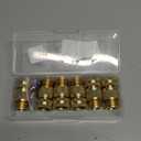 HQMPC Garden Hose Quick Connect Solid Brass Quick Connector Garden Hose Fitting Water Hose Connectors 3/4 inch GHT (6 Sets)