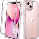 Diaclara Designed for iPhone 13 Case, Full Body Rugged Protection with Built-in Touch Sensitive Screen Protector, Soft TPU Bumper Case for iPhone 13 6.1" (Crystal Clear)