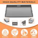 New Upgrade 22 inch Griddle Replacement Top for Most Blackstone 22 inch Tabletop Grill with Rear Grease System, Blackstone 2 Burner Flat Top Gas Griddle Grill Replacement Parts