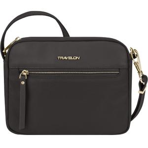 Travelon Anti-Theft Addison Small Crossbody (One Size, Black)