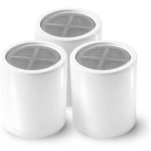 Replacement Filter Cartridge Compatible with Eskiin Shower Head - for Hard Water, Chlorine Removal (3 Packs)