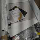 Coleshome L Shaped Computer Desk with 6 Drawers & Power Outlet, 55 Inch Corner Desk with Reversible Storage Shelf & File Drawer, Home Office Desk, White