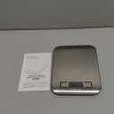 Mik-Nana Food Scale, 22lb Digital Kitchen Scale Weight Grams and Ounces for Baking Cooking Coffee Package Postage, 6 Units with Tare Function, LCD Display, Easy Clean Stainless Steel