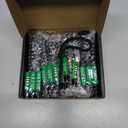 LED Flashlights High Lumens 4 Pack, Powerful Tactical Flashlight With 3 Modes, Pocket Small Flash Light, Waterproof Zoomable Flashlights for Home Emergencies, Camping Essentials (Battery Included) (Black)