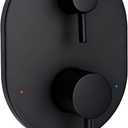 UT3290BL Matte Black Shower Valve Trim Kit for Moen Align M-CORE 3-Series 2-Handle Shower Faucet Trim, Shower Handle trim Includes 1213 Cartridge for Moen U232 U362 M-CORE Mixing Valve, Valve Required