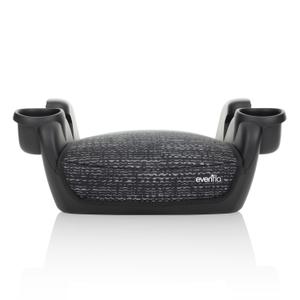Evenflo GoTime No Back Booster Car Seat (Static Black) (Manufactured in: 06/11/2026)