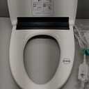 Electric Toilet Seat, Elongated Smart Heated Toilet Seat with Warm Water & Dryer, Feminine & Child Hip Wash, Wireless Remote, Self-Clean, Stainless Steel Nozzle, Adjustable Water Pressure