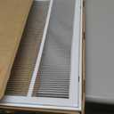 24 x 24 Inch (Duct Opening) Return Air Filter Grille for 1 Inch Filters, HVAC Vent Cover for Wall & Ceiling, Powder-Coated Steel with Removable Door