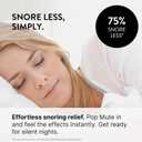 MUTE by Rhinomed Nasal Dilator for Snore Reduction Starter Pack Increases Airflow Anti Snoring Devices Nasal Dilators for Sleeping Transparent Internal Nasal Dilator Snoring Solution