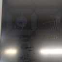 JALL 16" Large Digital Wall Mount Clock, Count Down Timer, Alarm, Big LED, 8 RGB Color, DST, Temperature for Living Room Classroom Desk, Xmas, Birthday Gift for Senior Mom Dad (White Shell, 16 inches)