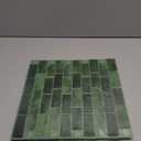 Art3d 10-Sheet Kitchen Backsplash Tiles Peel and Stick, Self Adhesive Wall Tile Sticker for Kitchen Island Bathroom Laundry Room RV Renter 12" x 12" - Jade Green