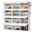 HOMIDEC Shoe Storage Cabinet, 48 Pairs Shoe Rack 3 by 8 Tier Space Saving Shoe Organizer for Closet Hallway Living Room Bedroom Garage