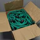 BeneLabel Climbing Cargo Net 30" x 139" Outdoor Climbing Net for Kids No-Knot Nylon Rope Climbing Ladder Net for Playground Treehouse, Swing Set, Backyard Climbing Frame, Playset - Green