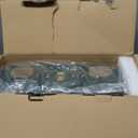 Vinyl Record Player Bluetooth Turntable 3-Speed Suitcase Portable Vintage Belt-Driven Record Player with Built-in Speakers RCA Line Out AUX in Headphone Jack Military Green