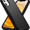 Compatible with iPhone 12 Case and 12 Pro Case, Heavy Duty Protection Shockproof Dropproof Dustproof Anti-Scratch Phone Case Cover for 12 and 12 Pro -Black