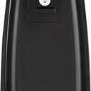 bella Electric Can Opener and Knife Sharpener, Removable Cutting Lever, Cord Storage, Stainless Steel Blade, Black