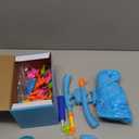 Magnetic Fishing Pool Toys Game for Kids Toddlers 3-5 4-8, Fishing Water Table Bathtub Toy with Inflatable Pool Pole Rod Net Plastic Floating Fish, Water Bath Pool Outdoor Toys for Kids Toddlers Baby