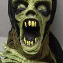 JOYIN Halloween Decoration Outdoor Zombie Groundbreaker, Halloween Outside Zombie Decor with Sound and Flashing Eyes, Scary Groundbreaker for Yard Lawn Graveyard Decorations, Haunted House Prop