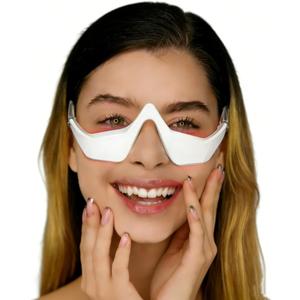 Under Eye Red Light Therapy Device, Red Light Therapy Glasses for Eye, Newtiful Eye Pods for Eye Bags, Lightweight Eye Massager, Red Light Eye Therapy Eyepods for Under Eye Dark Circless