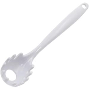 Chef Craft Basic Melamine Spaghetti/Pasta Fork, 11 inch, White