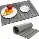 Large Stone Dish Drying Mat for Kitchen Counter, 24x16 Inchs Diatomaceous-Earth Quick Dry Stone Mat, Drying Pads for Kitchen, Utensils, Vegetable, Fruits, Bathroom Absorbent Pad, 23.6" x 15.4"