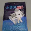 BSERA Calf Compression Sleeve Women, 2 Pairs 15-20mmHg Calf Support Footless Compression Socks Stockings for Shin Splints, Varicose Veins, Recovery (Black, Large)