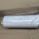 Seachoice Coiled Washdown Hose w/ Sprayer and Brass Fittings, 25 Ft., White