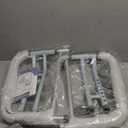 Toilet Safety Rails, Adjustable Toilet Frame for Elderly, Seniors, Handicap & Disabled, Foldable Handicap Toilet Handles Fit Any Toilets (300 LB) (Gray)