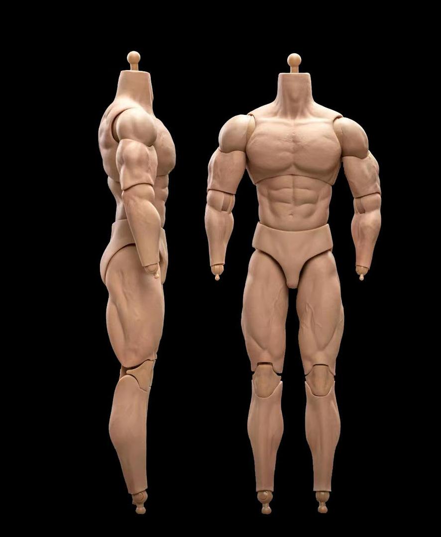 1/6 Scale Male Body,12inch Male Soldier Flexible Strong Muscular High Action Figure Body Collection (23-BD003)