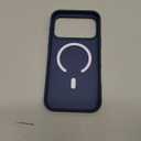 SUPFINE Magnetic for iPhone 17 Pro Max Case (Compatible with MagSafe)(Military Grade Drop Protection) Translucent Matte Shockproof with Anti-Fingerprint Phone Cover 2025,Deep Blue