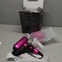 Hair Dryer, CONFU Hair Dryers for Women, 21000PRM Professional Hairdryer, Portable Lightweight Fast Drying Negative Ionic Blow Dryer, Hair Dryers with Diffuser for Home Travel (Rose Red)