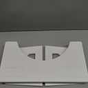 Foldable Toilet Stool, 7.5 Inches Bamboo Toilet Stool Squat for Adults, Collapsible Poop Stool for Bathroom, Potty Step Stool with Non-Slip Strip